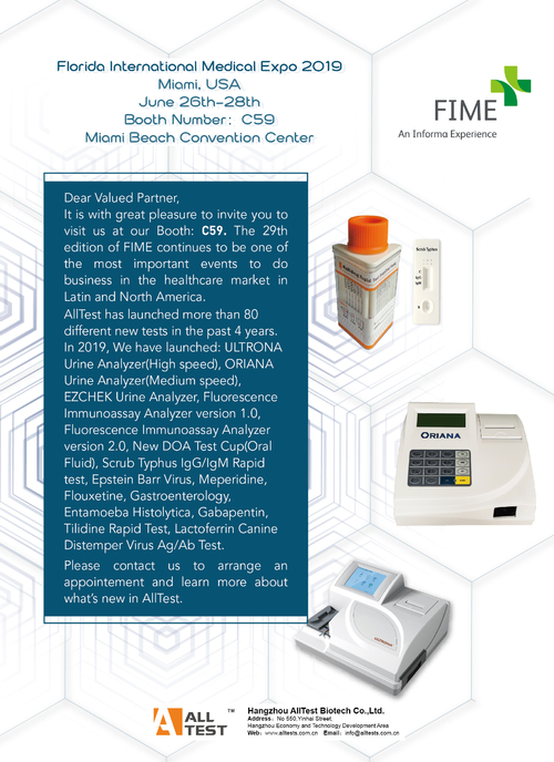 Latest company news about FIME 2019 için davet