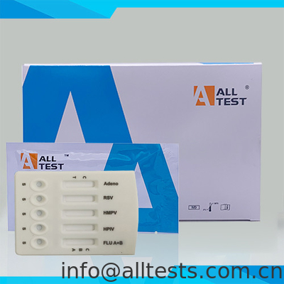 Good price Enfeksiyon Hastalıkları Hızlı Test Kitsleri Solunum Hastalığı Adenovirus/RSV/HMPV/HPIV/Grip Test Kitsleri çevrimiçi