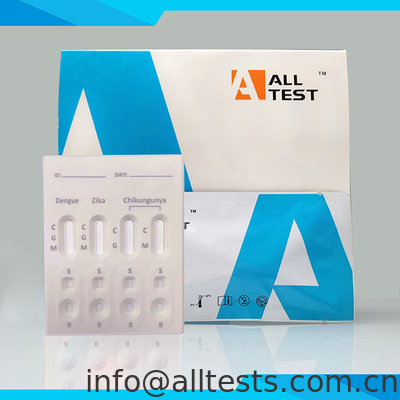 Good price Dengue/Zika/Chikungunya Kombalı Hızlı Test Kaseti enfeksiyon hastalığı testi yüksek hassasiyet tespiti çevrimiçi