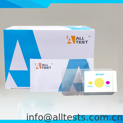 Good price H. Pylori Hızlı Tartar Test Kütesi Helicobacter pylori Enfeksiyonu için Ureazın Nitelikli Bulunması çevrimiçi