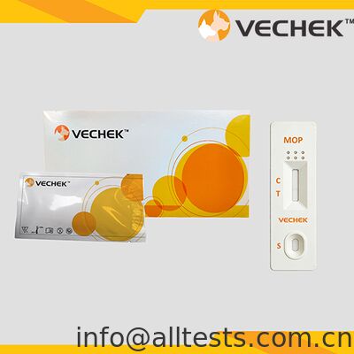 İyi bir fiyat. Veteriner Kullanım İçin 5 Dakika Okuma Süreli, Yüksek Doğruluklu, Ekipman Gerektirmeyen MOP Hızlı Test Kiti çevrimiçi