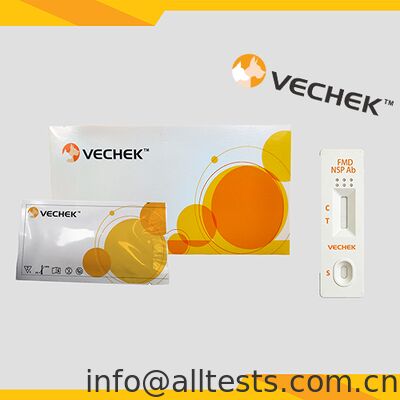 İyi bir fiyat. FMD NSP Antikor Hızlı Test Kaseti Hızlı Sonuçlar Yüksek Doğruluk Basit Kullanım WB/S/P Numunelerinde çevrimiçi