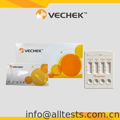 İyi bir fiyat. Ehrlichia Anaplasma Babesia Leptospira'ya karşı hızlı sonuçlar veren köpek kombinasyonu hızlı test kaseti çevrimiçi