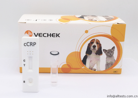 Good price Kaset Hızlı Teşhis Test Kitleri Doğruluk Köpek CRP Testi çevrimiçi