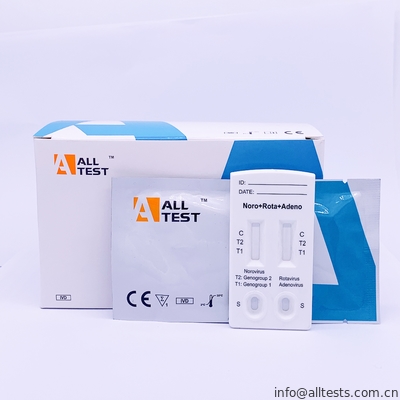 Good price CE Geçişli Kullanışlı Norovirüs Rotavirüs ve Adenovirüs Teşhis Testleri çevrimiçi