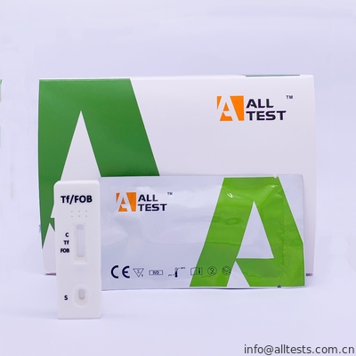 Good price Kan Hızlı Teşhis Testi İnsan Hemoglobin / Transferrin CE ile Kalitatif Tespit çevrimiçi