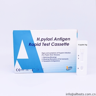 Good price H.Pylori Antigen Hızlı Test Kaseti Yanal Akış İmmüno kromatografik Analizler çevrimiçi
