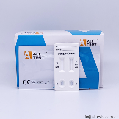 Good price Ani Ateş Başlangıcı ile Karakterize Dang IgG / IgM ve NS1 Combo Hızlı Test Kitleri çevrimiçi