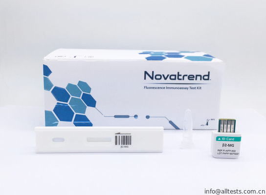 Good price whole2 mikroglobul Testi İnsan tam kanı / serum / plazma ile kullanın Novatrend floresan Immunoassay Analyzer çevrimiçi