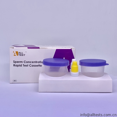 Good price Nitelikli OTC sertifika Sperm konsantrasyonu hızlı Test kaset test kitleri ev çevrimiçi