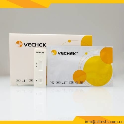 Good price FCoV Antikor Hızlı Test Kaseti Serum / Ascites / Hidrotoraks çevrimiçi