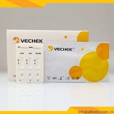 Good price FCoV + FPV + Giardia Lamblia Antijen Kombo Hızlı Test Dışkı Örneği çevrimiçi