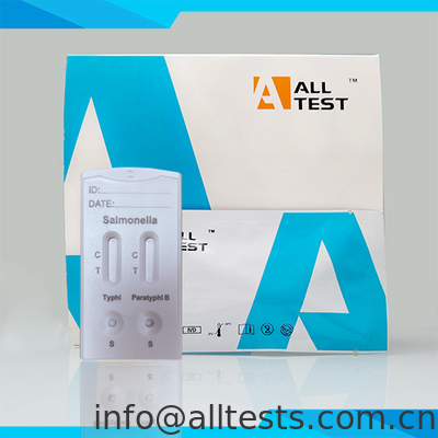Good price Salmonella Typhi ve Paratyphi B Antijen Enfeksiyon Hastalığı Hızlı Test Kitsleri 97.8% Test Doğruluğu çevrimiçi