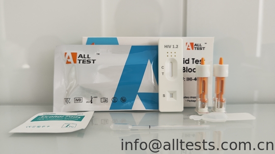 Good price HIV 1.2 Hızlı Test Kaseti Kendini Test Etmek Ev Testi (Tam Kan / İdrar / Oral Sıvı) çevrimiçi