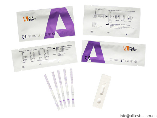 Good price Kadın HCG Bir Adım Gebelik Testi Strip / Kaset / Midstream çevrimiçi