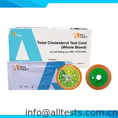 İyi bir fiyat. OTCH-404H -- Yüksek Doğruluk Toplam Kolesterol Test Kartı (Tam Kan) çevrimiçi