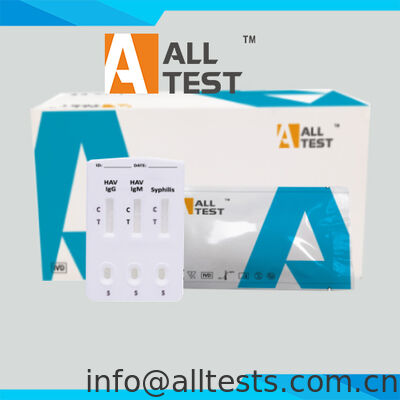İyi bir fiyat. HAV IgG/IgM&Syphilis Combo Rapid Test (Whole Blood/Serum/Plasma) çevrimiçi