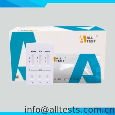İyi bir fiyat. HBsAg/HCV/Sifilis Kombo Hızlı Test Kaseti (Tam Kan/Serum/Plazma) çevrimiçi