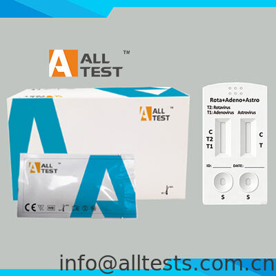 İyi bir fiyat. Rotavirus Adenovirus Astrovirus Combo Rapid Test 15 Dakikalık Okuma Zamanı CE Sertifikalı ve Yüksek Doğruluk çevrimiçi