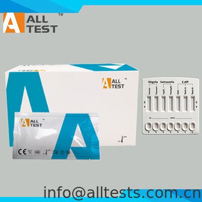 İyi bir fiyat. 10 Dakikada Hızlı Sonuçlarla Shigella/Salmonella/C.diff için Bakteriyel Ishal Hızlı Testi Yüksek Doğruluk ve Kolay Görsel Yorum çevrimiçi