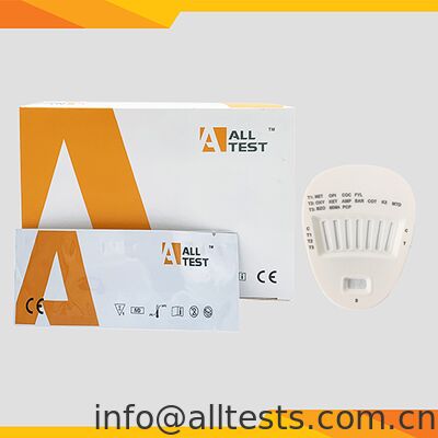 İyi bir fiyat. Ağız Sıvısı İçin Çoklu İlaç Hızlı Test Kaseti, 3~10 Dakika Okuma Süresi, CE Sertifikalı ve 17'ye Kadar İlaç Test Edilebilir çevrimiçi