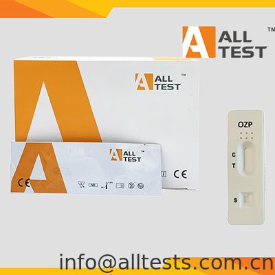 İyi bir fiyat. Tam kan/serum/plazma için 5-10 dakikalık okuma süresi ve 1000 ng/mL kesilmiş olan OZP Hızlı Test Kaseti çevrimiçi