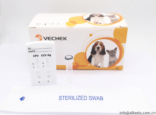 Good price Cpv + Ccv Antigen Combo Hızlı Teşhis Seti Dışkı / Kusmuk 10 Kit Ölçüsü çevrimiçi