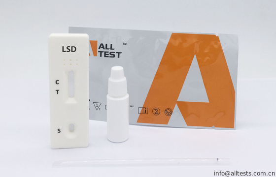 Good price Tam Kan / Serum / Plazmada Liserjik Asit Dietilamid Hızlı İlaç Bağımlılığı Test Kiti Kromatografik İmmünoassay çevrimiçi