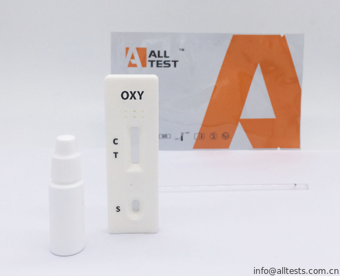 Good price Doğru Oksikodon İlaç Suistimali Tam kan / Serum / Plazma PCP İlaç Suistimal Test Kiti Test Kiti Bir Adım OKSİ Tanı çevrimiçi