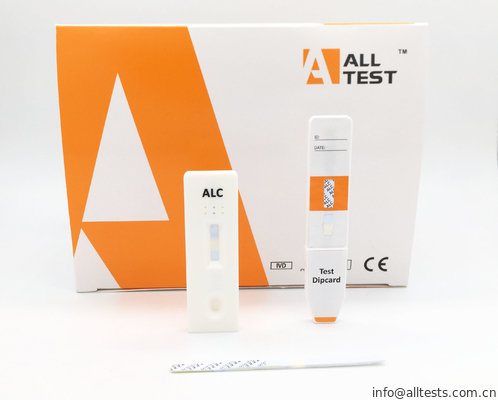 Good price Alkol (ALC) Test Kitleri Hızlı Teşhis Kaseti / Çubuk / Panel Test Kitleri, İdrarda CE ile Varlığını Tespit Etti çevrimiçi