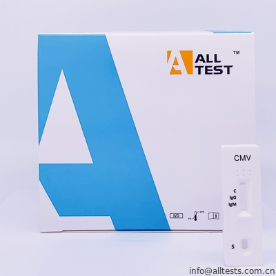 Good price Yüksek hassasiyetli yanal akış test şeritleri Hızlı Test Kitleri CMV IgG / IgM Hızlı Test Kaseti çevrimiçi