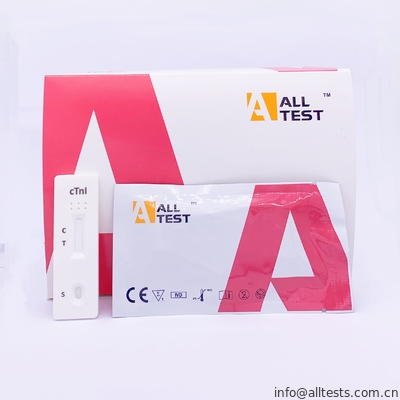 Good price Tıbbi Hızlı Teşhis Testi Kardiyak Troponin I (cTnI) CE İle Akut Koroner Sendrom İçin Hızlı Test çevrimiçi