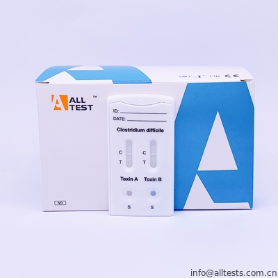 Good price CE Lateral Akış İmmünotomatografik Testler Clostridium difficile Toksin A + Toksin B Kombo Hızlı Test Kaseti çevrimiçi