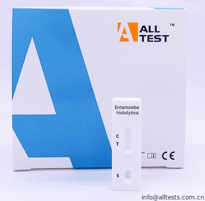 Good price CE Belgeli Mavi Renkli Entamoeba Histolytica Hızlı Test Kaseti çevrimiçi
