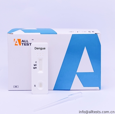 Good price Dengü IgG / IgM Ab Hızlı Test Kaseti Bir Adım Diagnoz Kan testi tropikal bulaşıcı hastalık testi igg testi çevrimiçi