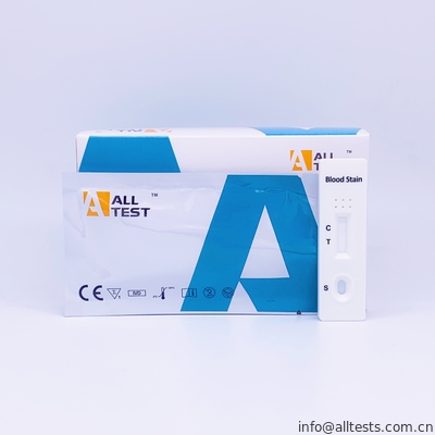 Good price İnsan Kanı Hızlı Test Kitleri, Kan Lekesi Hızlı Test Kaseti CE sertifikalı çevrimiçi
