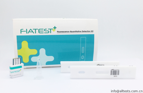 Good price Miyoglobin (MYO) diagnostik Testler seti Fiatest floresanla İmmünoassay Analiz Cihazı Kullanarak İnsan tam kan / serum / plazma çevrimiçi