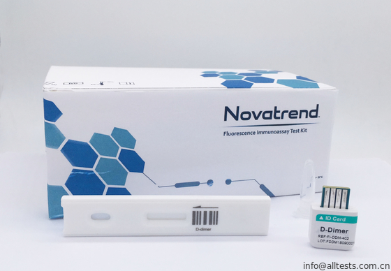 Good price D-Dimer Tanı Testi Novatrend floresan İmmünoassay Analiz Cihazının İnsan Tam Kan / serum / Plazmada Kullanılması çevrimiçi