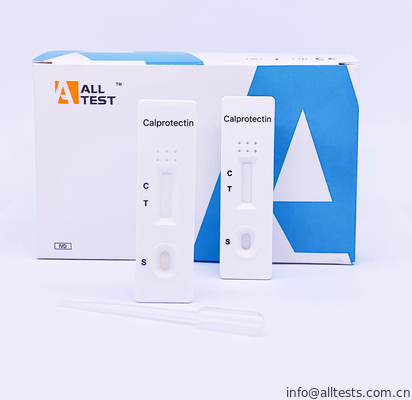 Good price İnsan Dışkı Numunesinde AllTest Calprotectin Hızlı Test Kaseti, 10T / Kit çevrimiçi