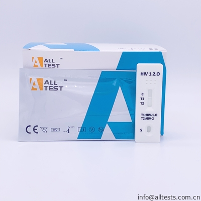 Good price HIV 1.2.O hızlı Test Kiti / kaset bir adım kan /Serum çevrimiçi