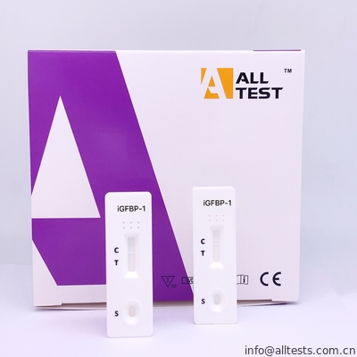 Good price Lateral Akış İmmünotomatografik Testler AllTest iGFBP-1 Vajinal Deşarjda Hızlı Test Kaseti çevrimiçi