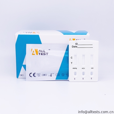 Good price Serum / Plazma Numune ile HBsAg / HCV / HIV Combo Hızlı Test Kaseti çevrimiçi