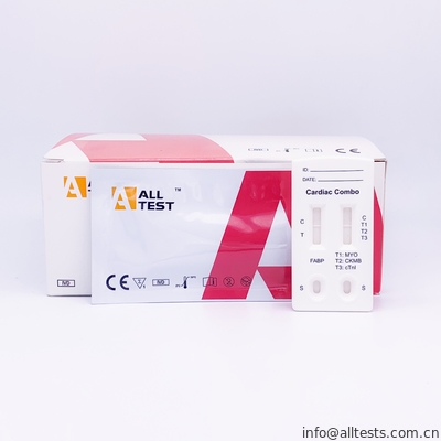 Good price Hızlı Teşhis Testi H - FABP ve Miyoglobin / CK - MB / Troponin I Combo çevrimiçi