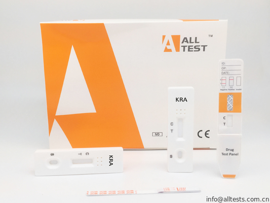 Good price Kaset / Dipstick / Panel Doğruluk Kratom Hızlı Test Kaseti (İdrar) CE ile Uyuşturucu Bağımlılığı Test Kiti çevrimiçi
