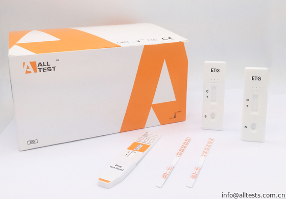 Good price Kaset / Dipstick / Panel Etil Glukuronid (ETG) İdrarı 500 ng / mL * 1000 ng / mL Teşhis İçin Hızlı Madde Bağımlılığı Test Kiti çevrimiçi