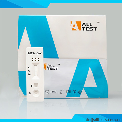 Kalite COVID-19 IgG IgM Hızlı Test Hastalığı Test Kaseti Yüksek Hassasiyet fabrika