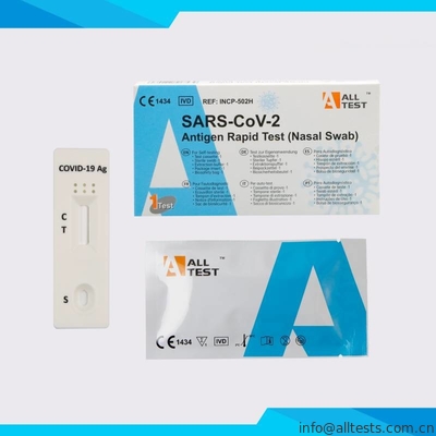 Kalite Kendi Kendini Test Etmek İçin COVID-19 Antijen Hızlı Testi (CE OTC) (Burun Swabı) fabrika