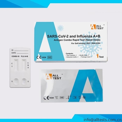 Good price SARS-CoV-2 Ve Influenza A+B Antijen Kombo Hızlı Test Burun Çubuğu çevrimiçi